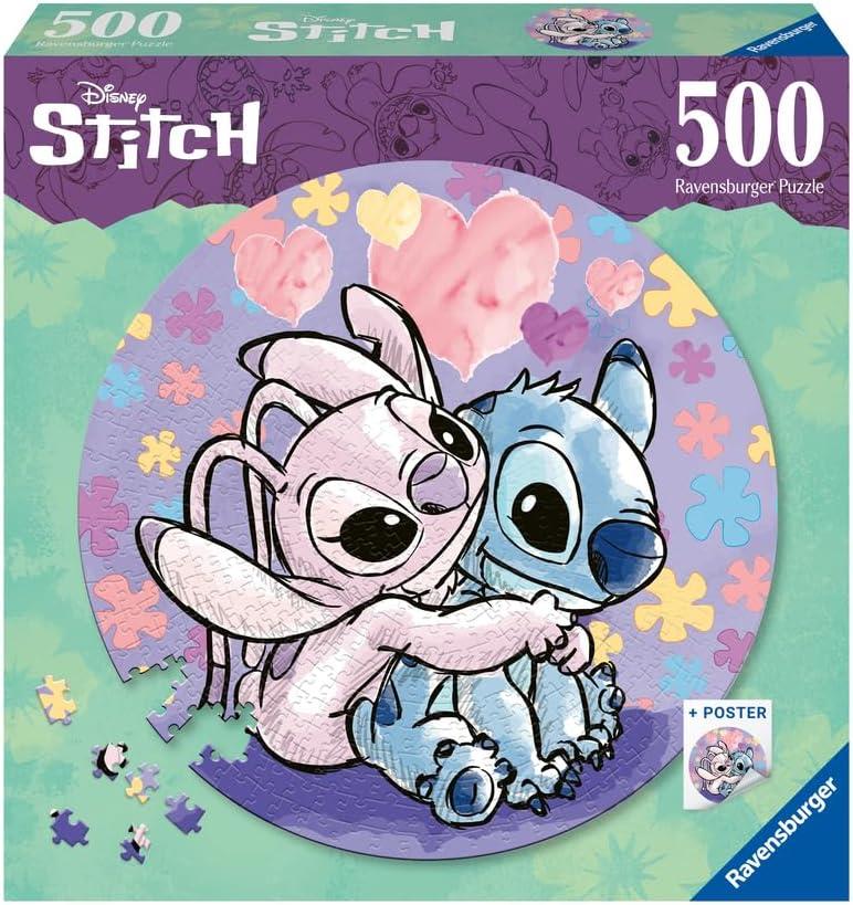 Ravensburger Disney Stitch Circular Jigsaw Puzzle (500 Pieces)