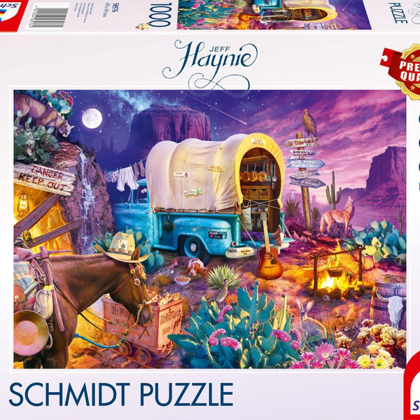 Schmidt A Charming Wild West Campout Jigsaw Puzzle (1000 Pieces)