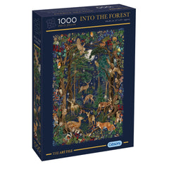 Gibsons Into The Forest, The Art File Jigsaw Puzzle (1000 Pieces)  DAMAGED BOX