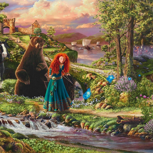Schmidt Kinkade Disney Brave Merida Jigsaw Puzzle (1000 Pieces) DAMAGED BOX