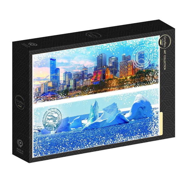 Grafika Travel around the World - Australia & Antarctica Jigsaw Puzzle (1000 Pieces)