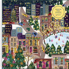 Galison Sparkling City, Joy Laforme Foil Jigsaw Puzzle (1000 Pieces)