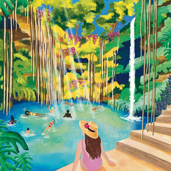 Pieces & Peace Cenote Ik'Il Jigsaw Puzzle (500 Pieces)