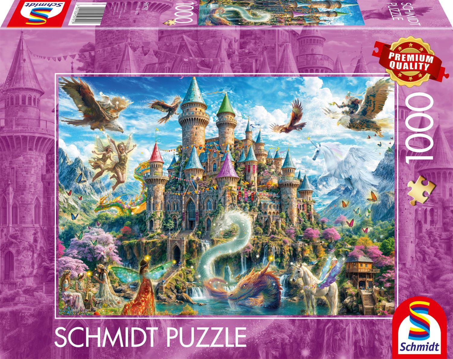 Schmidt Fairytale Castle in the Land of Imagination Jigsaw Puzzle (1000 Pieces)