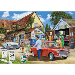 Gibsons Day Out with The Family Jigsaw Puzzle (4 x 500 Pieces) DAMAGED BOX