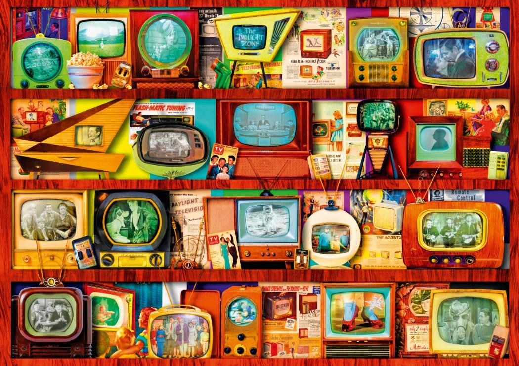 Bluebird Golden Age of Television - Shelf Jigsaw Puzzle (1000 Pieces)