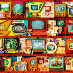 Bluebird Golden Age of Television - Shelf Jigsaw Puzzle (1000 Pieces)