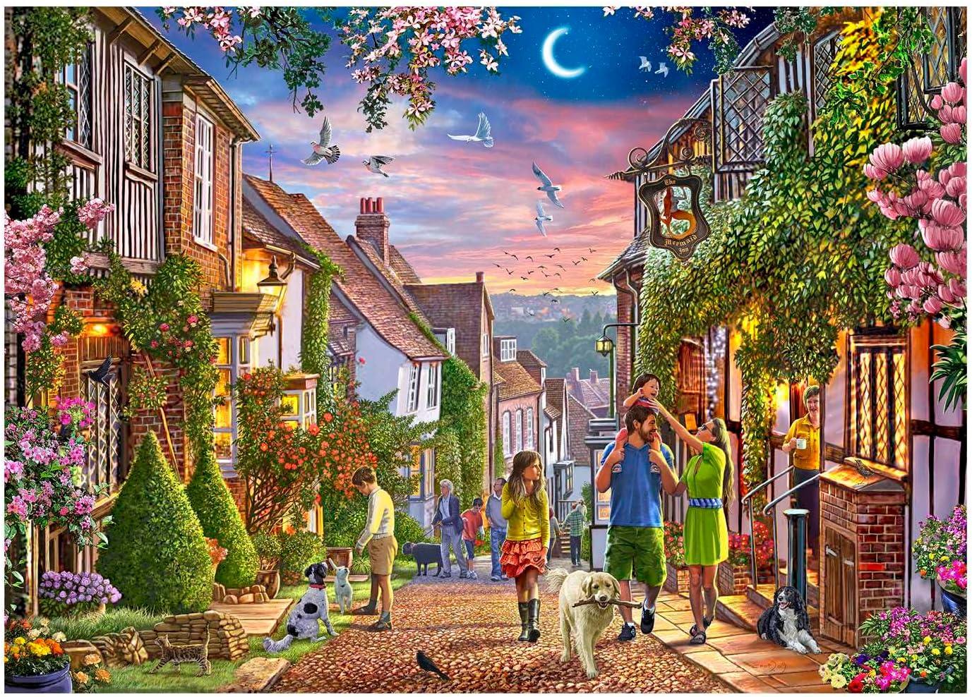 House of Puzzles Mermaid Street Jigsaw Puzzle (1000 Pieces)