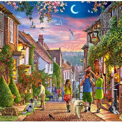 House of Puzzles Mermaid Street Jigsaw Puzzle (1000 Pieces)
