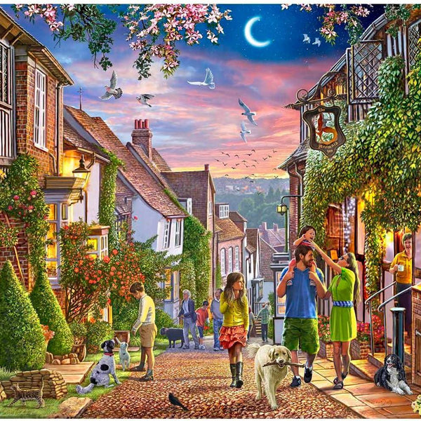 House of Puzzles Mermaid Street Jigsaw Puzzle (1000 Pieces)