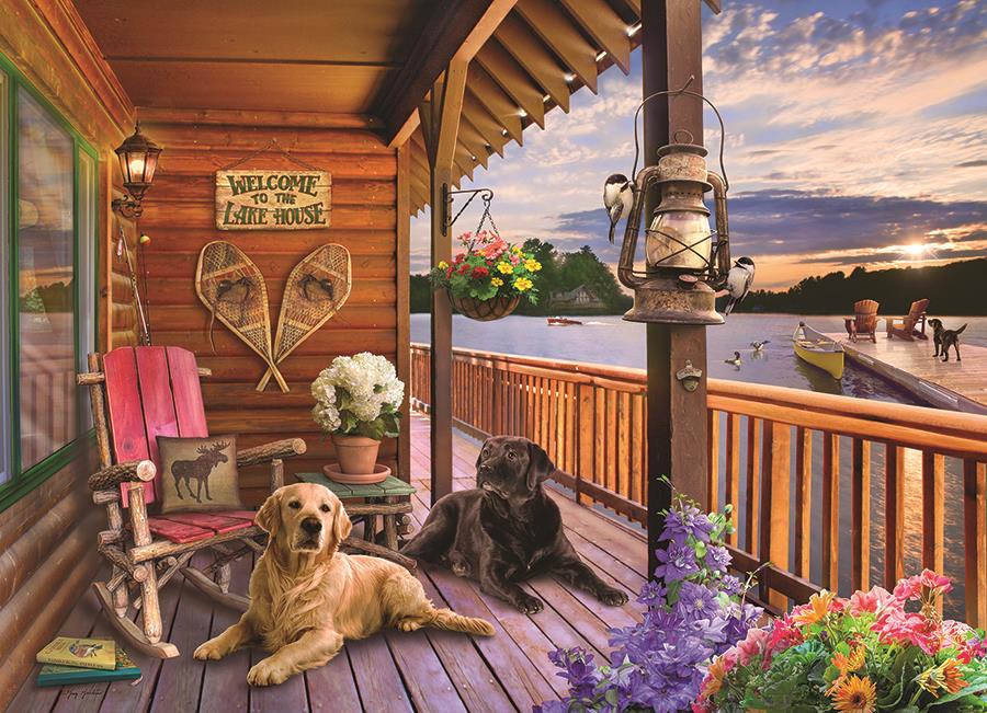 Cobble Hill Welcome to the Lakehouse Jigsaw Puzzle (1000 Pieces)