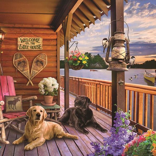 Cobble Hill Welcome to the Lakehouse Jigsaw Puzzle (1000 Pieces)