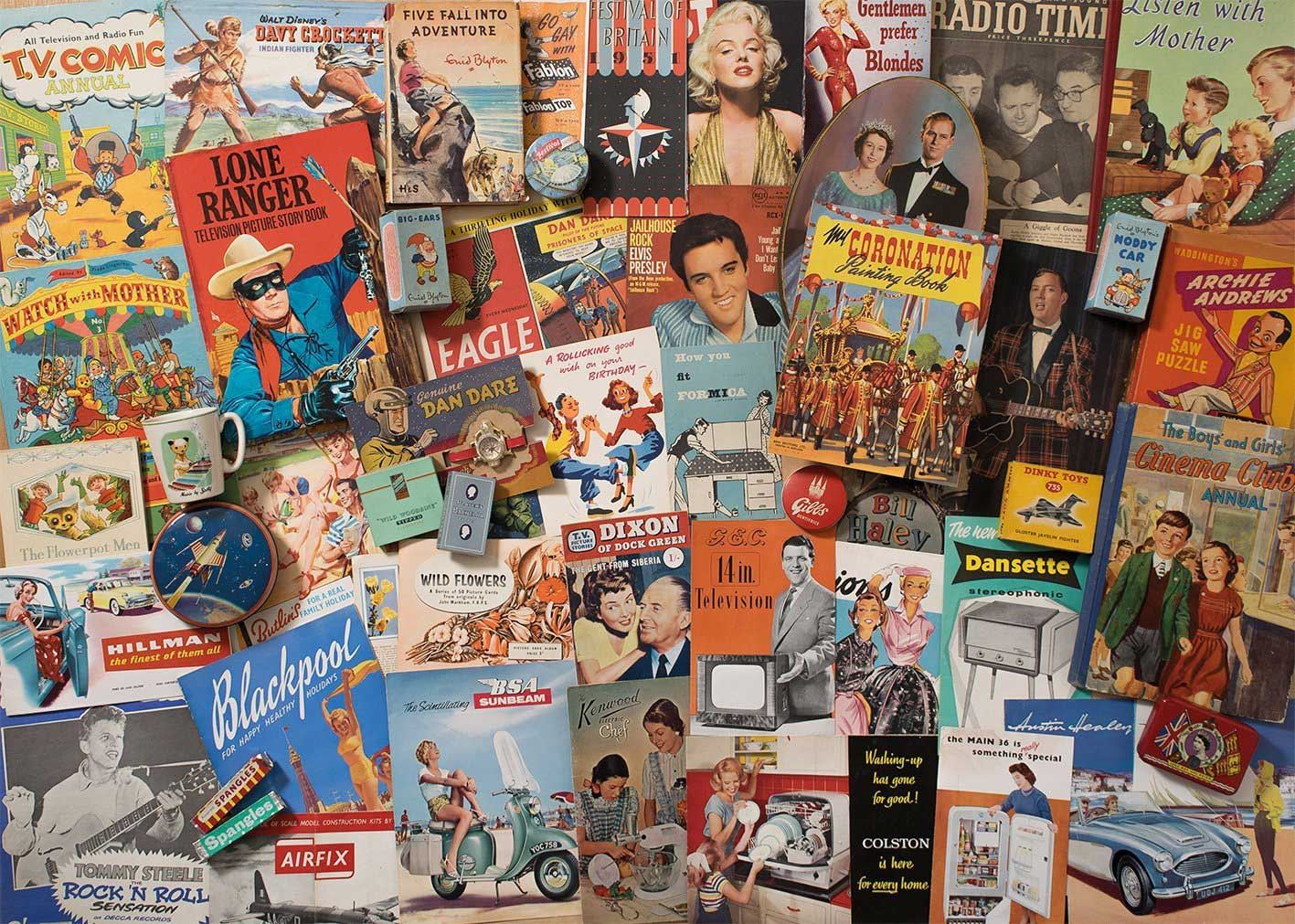 Gibsons Spirit of the 50s Jigsaw Puzzle (1000 Pieces)
