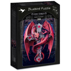 Bluebird Anne Stokes - Gothic Guardian Jigsaw Puzzle (2000 Pieces)