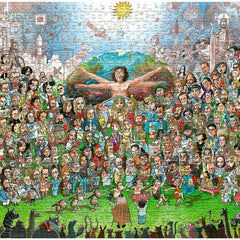 Heye Triangular All Time Legends, Hugo Prades Jigsaw Puzzle (1500 Pieces)