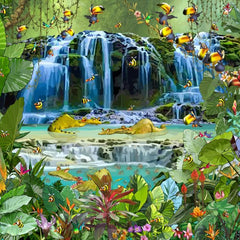 Grafika Francois Ruyer - Waterfall Jigsaw Puzzle (500 Pieces)