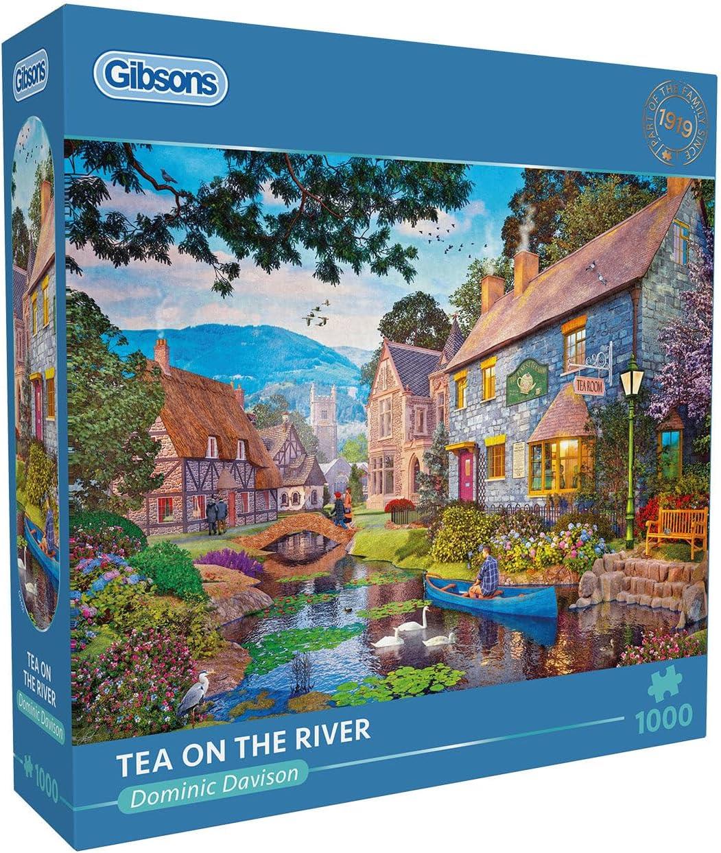Gibsons Tea on the River Jigsaw Puzzle (1000 Pieces)