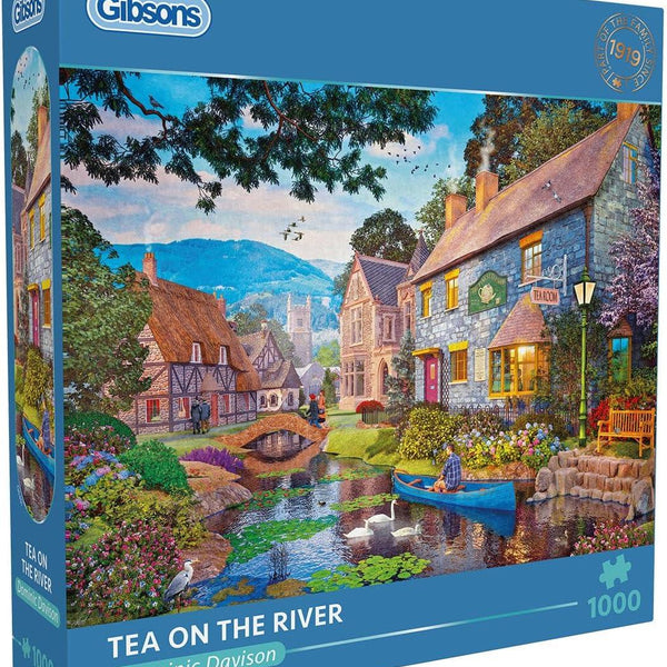 Gibsons Tea on the River Jigsaw Puzzle (1000 Pieces)
