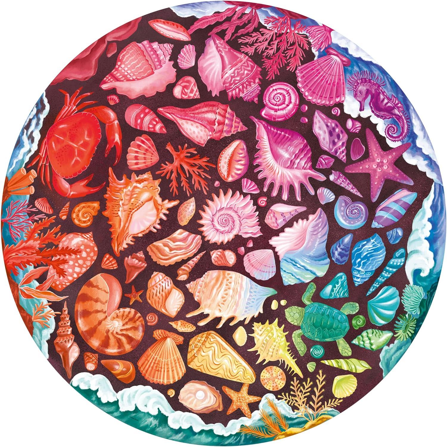 Ravensburger Seashells Circular Jigsaw Puzzle (500 Pieces)