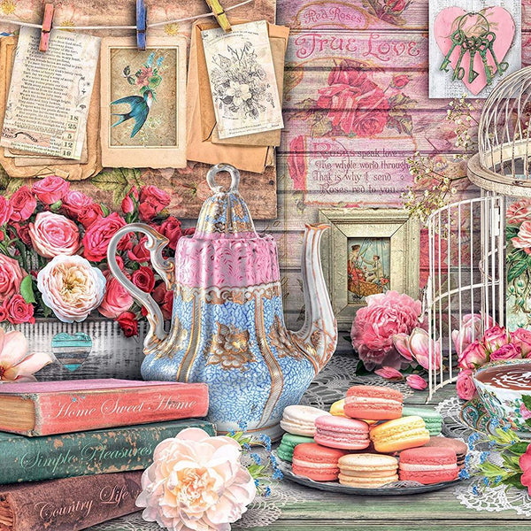 Ravensburger Vintage Tea Party Jigsaw Puzzle (500 Pieces)