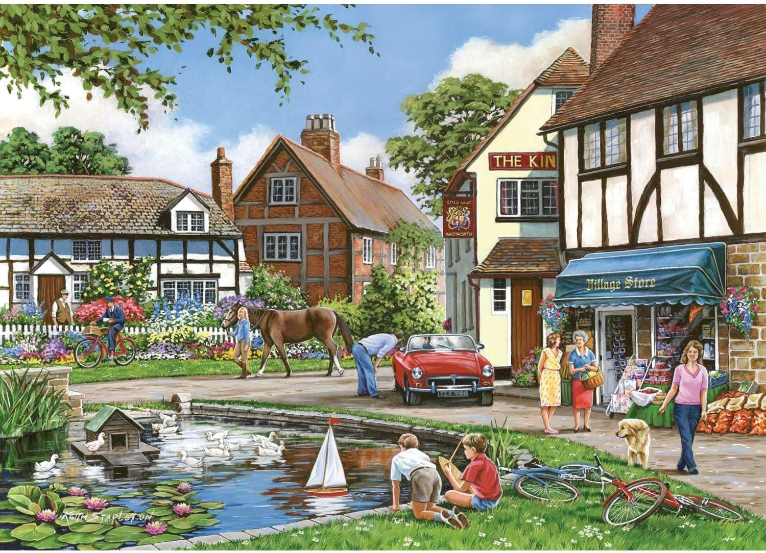 House of Puzzles A Busy Day Jigsaw Puzzle (1000 Pieces)