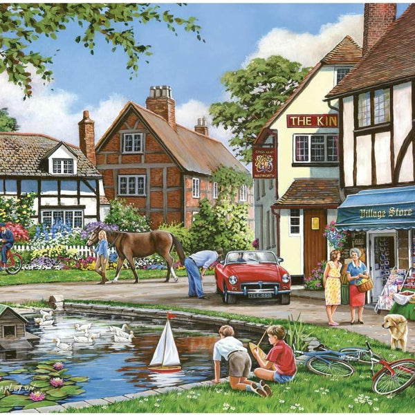 House of Puzzles A Busy Day Jigsaw Puzzle (1000 Pieces)