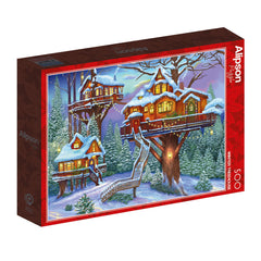 Alipson Winter Treehouse Jigsaw Puzzle (500 Pieces)