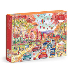 Galison Michael Storrings Leaf Peeping Jigsaw Puzzle (1000 Pieces) DAMAGED BOX