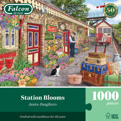 Falcon Deluxe Station Blooms Jigsaw Puzzle (1000 Pieces) DAMAGED BOX