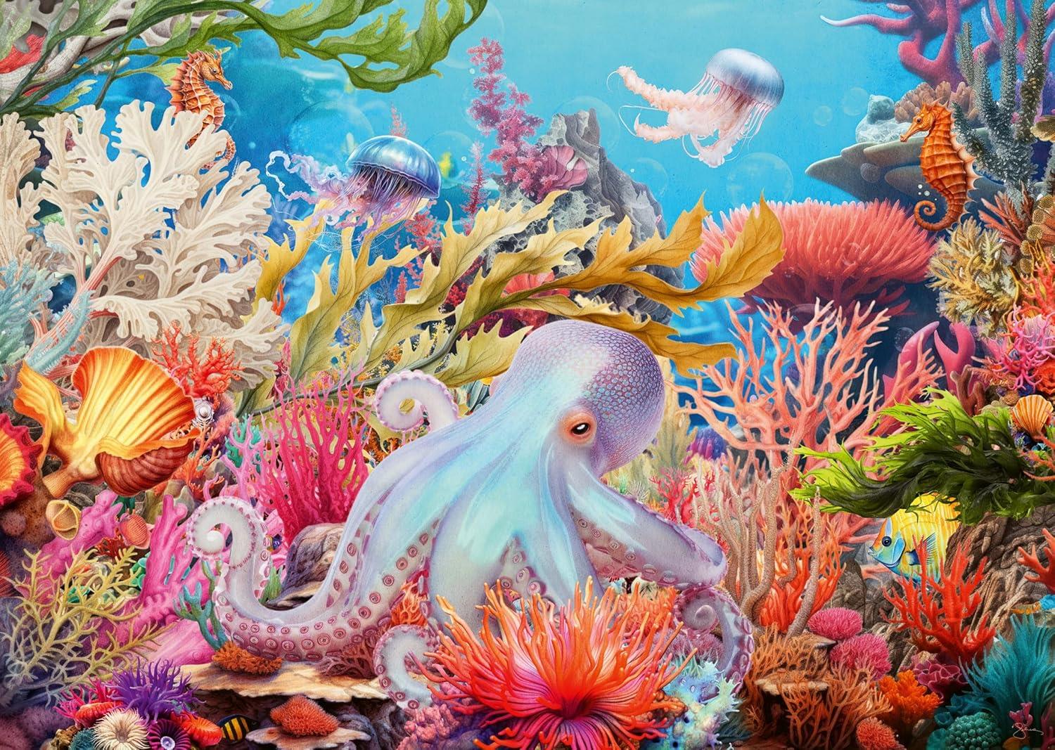 Ravensburger Coral Reef Jigsaw Puzzle (500 XL Extra Large Pieces)