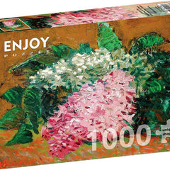 Enjoy Van Gogh: Still Life Painting of Lilacs Jigsaw Puzzle (1000 Pieces)