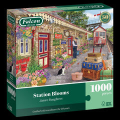Falcon Deluxe Station Blooms Jigsaw Puzzle (1000 Pieces) DAMAGED BOX