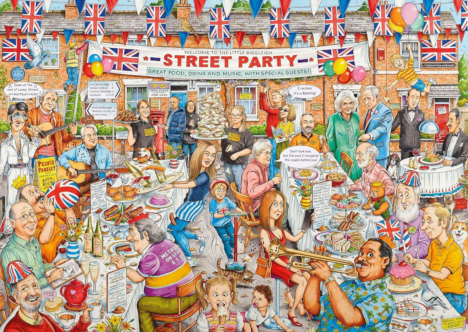 Ravensburger Best of British - The Street Party Jigsaw Puzzle (1000 Pieces)
