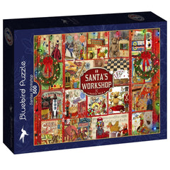 Bluebird Santas Workshop Jigsaw Puzzle (500 Pieces)