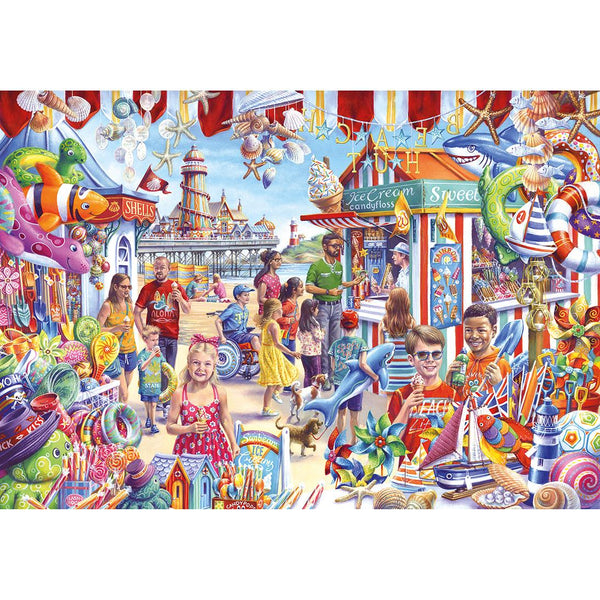 Gibsons Seaside Souvenirs Jigsaw Puzzle (250 XL Pieces)