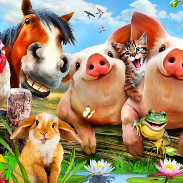 Bluebird Petting Farm Jigsaw Puzzle (500 Pieces)