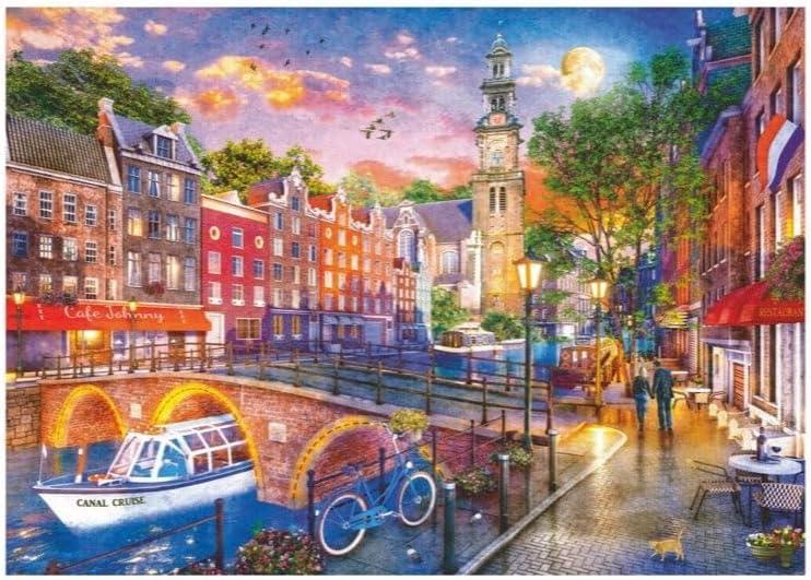 Ravensburger Sunset in Amsterdam Jigsaw Puzzle (1000 Pieces)