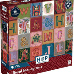 House of Puzzles Royal Monograms Jigsaw Puzzle (1000 Pieces)