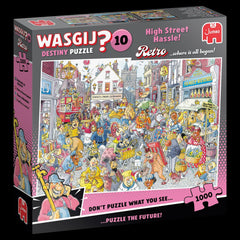Wasgij Retro Destiny 10 High Street Hassle! Jigsaw Puzzle (1000 Pieces)