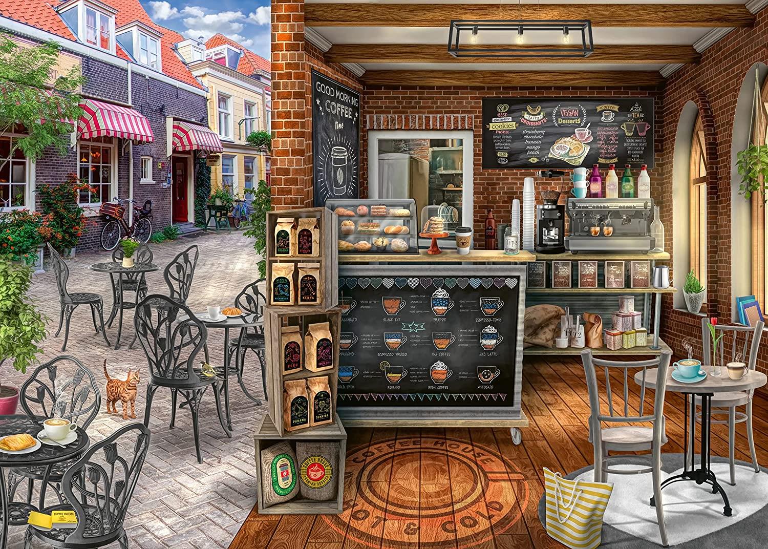 Ravensburger Quaint Cafe Jigsaw Puzzle (1000 Pieces)