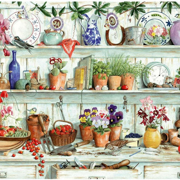 House of Puzzles Posies & Produce Jigsaw Puzzle (1000 Pieces)