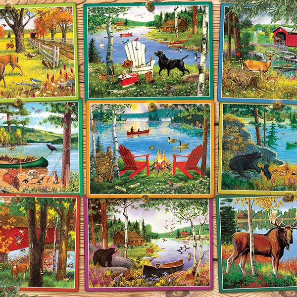 Cobble Hill Postcards from Lake Country Jigsaw Puzzle (1000 Pieces)