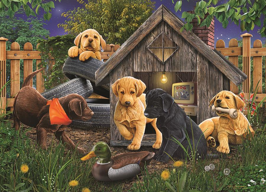 Cobble Hill In The Doghouse Jigsaw Puzzle (1000 Pieces)