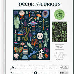 Galison Occult and Curious Glow in the Dark Jigsaw Puzzle (1000 Pieces)