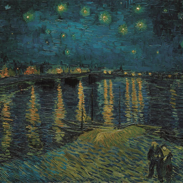 Clementoni Museum Starry Night Over the Rhone, Van Gogh Jigsaw Puzzle (1000 Pieces)