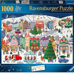 Ravensburger Christmas Town Jigsaw Puzzle (1000 Pieces)