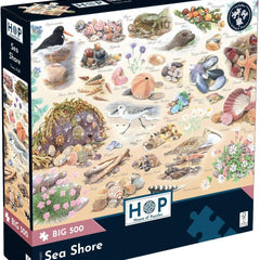 House of Puzzles Sea Shore BIG Jigsaw Puzzle (500 XL)