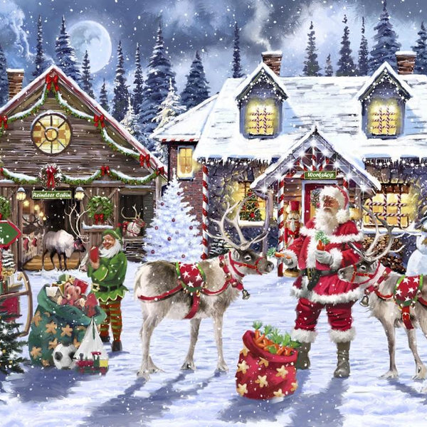 Bluebird Santa's Workshop Jigsaw Puzzle (500 Pieces)