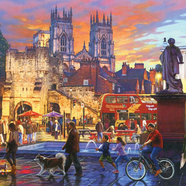 Falcon Deluxe A Trip to York Jigsaw Puzzle Jigsaw Puzzle (1000 Pieces)