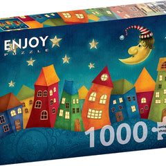 Enjoy Fantasy Colorful Houses Jigsaw Puzzle (1000 Pieces)